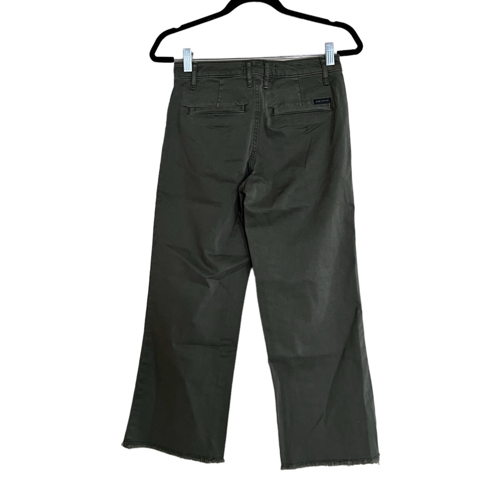 NWT Sanctuary Wide Leg Raw Hem Crop Pants Women's Size 24 - Picture 7 of 9